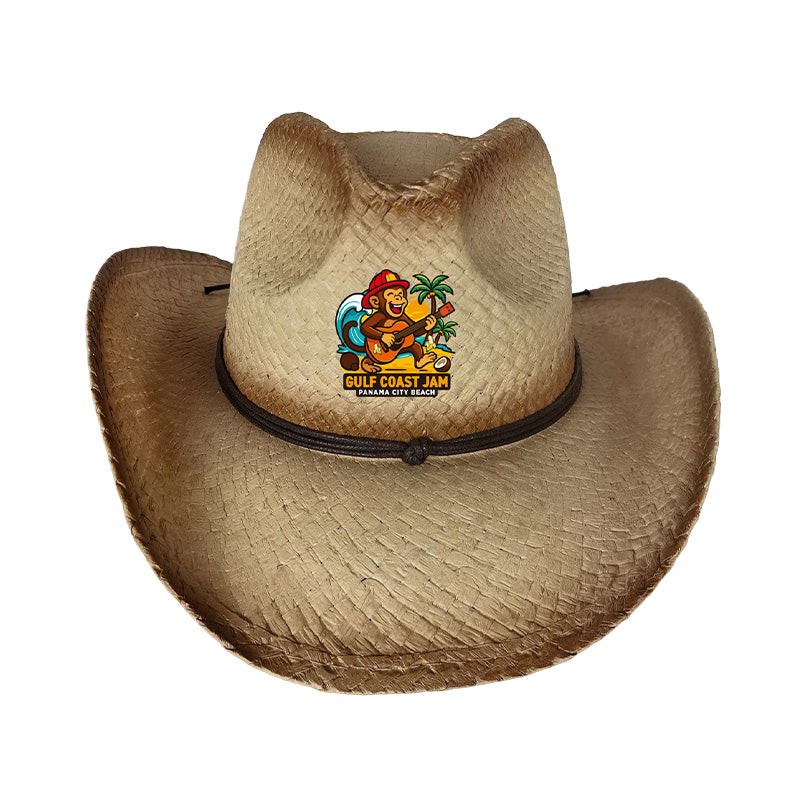 ●the west coast REPRESENTS Jim Beam Custom Cowboy Hats (Woven Label Sea) – Gulf Coast Jam Shop