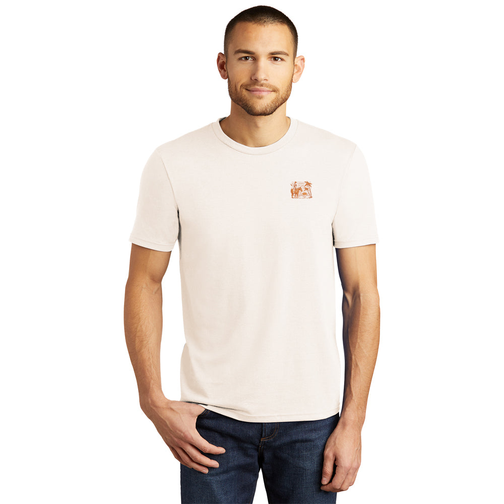 Surfing Cowboy Unisex Tee - Natural