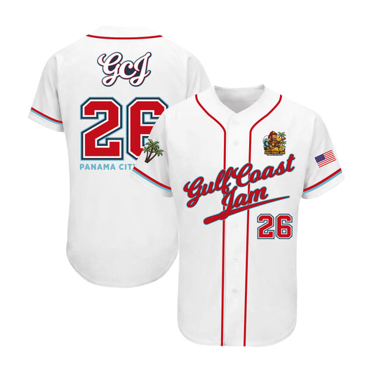 Gulf Coast Jam Button Down Baseball Jersey (Youth)